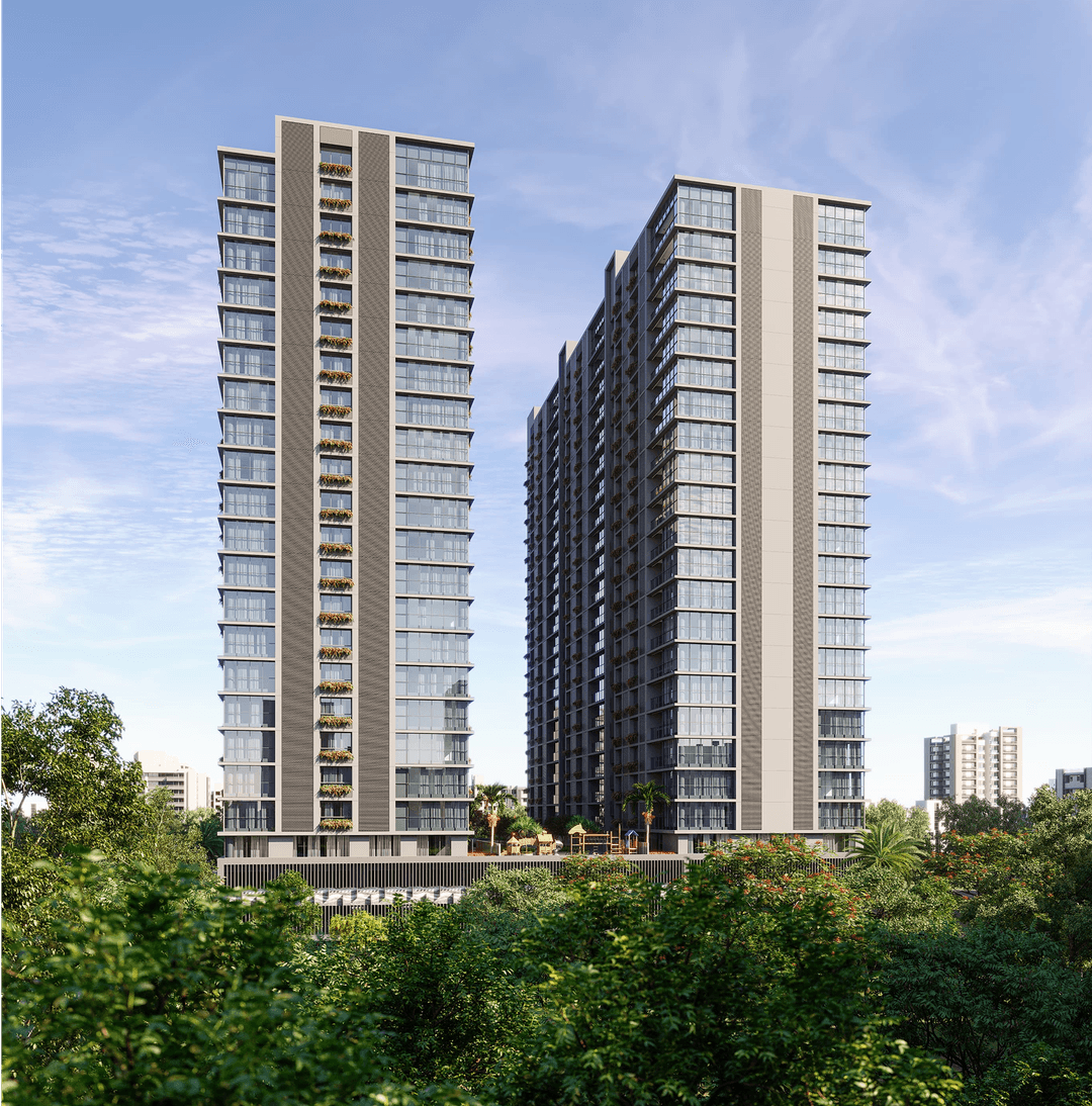 High-rise apartment building